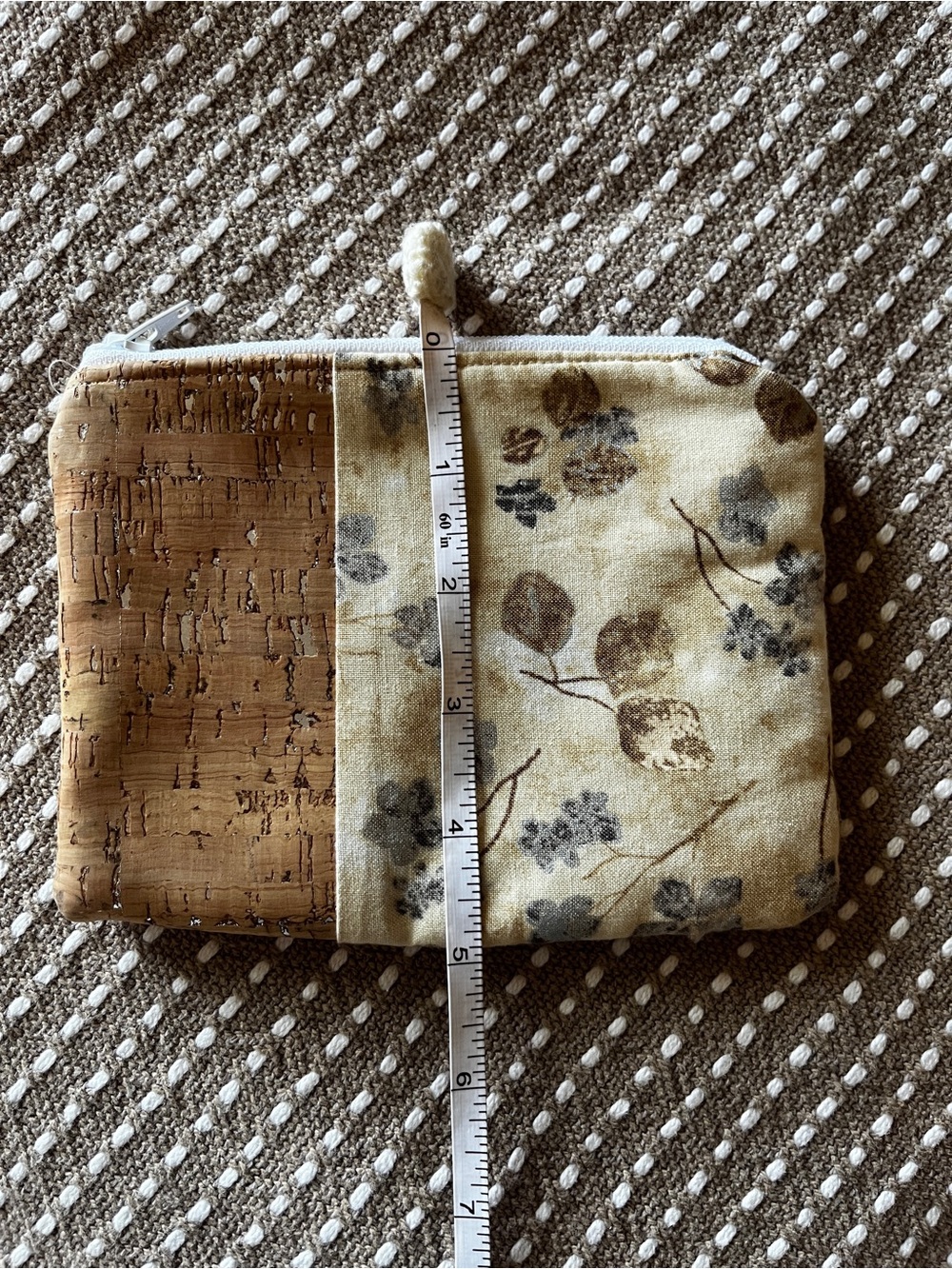 Cottagecore Woodland Fabric & Cork Bag - Picture 10 of 12